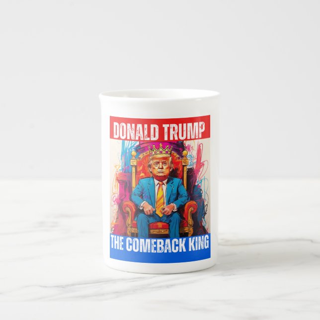 DONALD TRUMP - DAS COMEBACK KING PROZELLANTASSE (Vorderseite)
