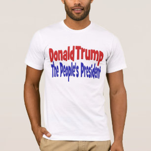 Donald Trump, der Präsident der Völker, rot blau T-Shirt