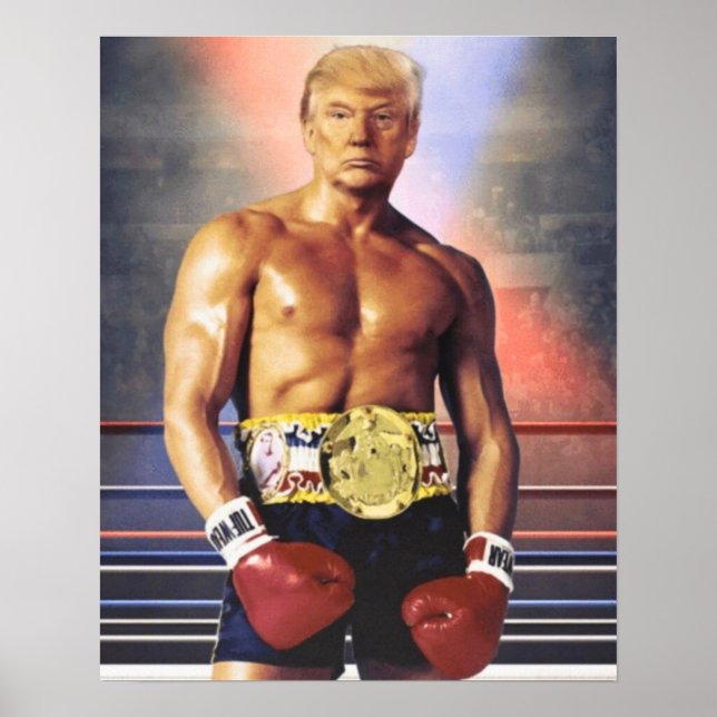 Donald Trump Der Trumpinator II 45 47 Präsident Poster (Vorne)