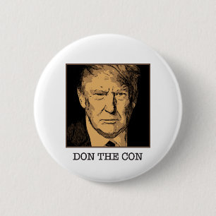 Donald Trump Don der Betrug Button