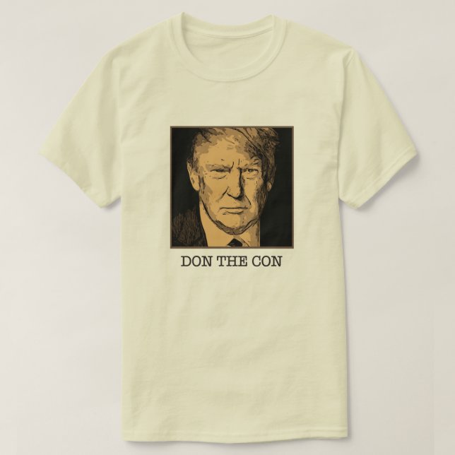 Donald Trump Don der Betrug T-Shirt (Design vorne)
