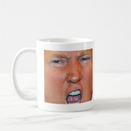 Donald Trump dreist Kaffeetasse