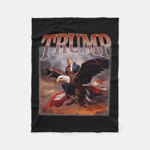 Donald Trump Eagle Usa Präsident 2024 Amerika nehm Fleecedecke
