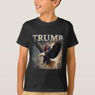 Donald Trump Eagle Usa Präsident Amerika T-Shirt