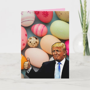 DONALD TRUMP EASTER GREETCARD KARTE
