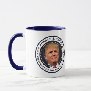 Donald Trump Einweihung Gold Stars Souvenir Tasse