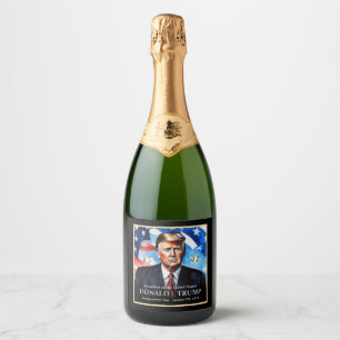 Donald Trump Einweihung Novelty Champagne