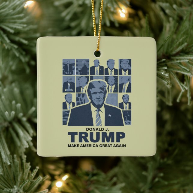 DONALD TRUMP ERA KERAMIKORNAMENT (Baum)