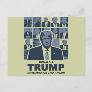 DONALD TRUMP ERA POSTKARTE