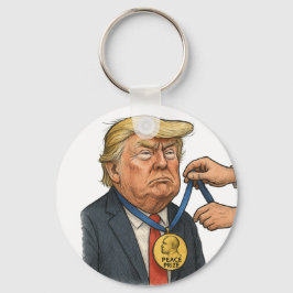 Donald Trump erhält Friedensnobelpreis Schlüsselanhänger