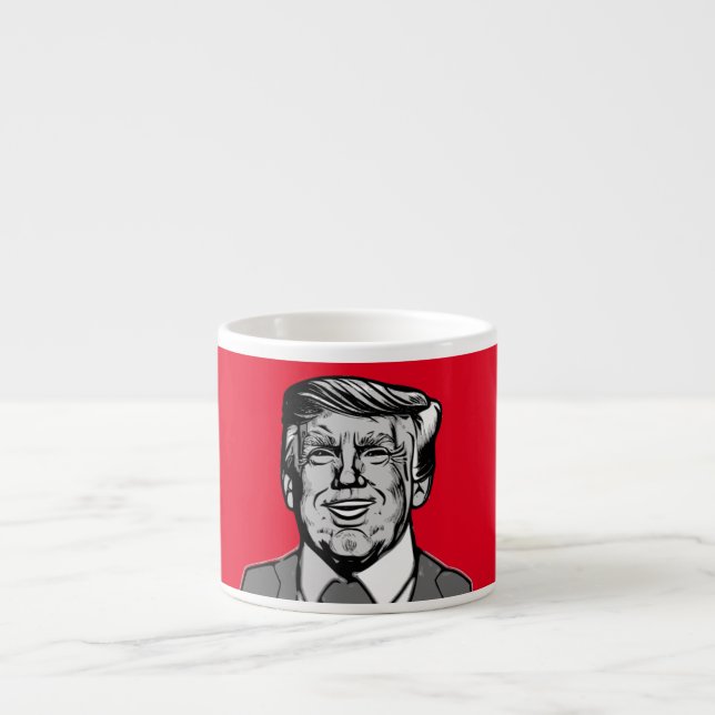DONALD TRUMP ESPRESSOTASSE (Vorderseite)