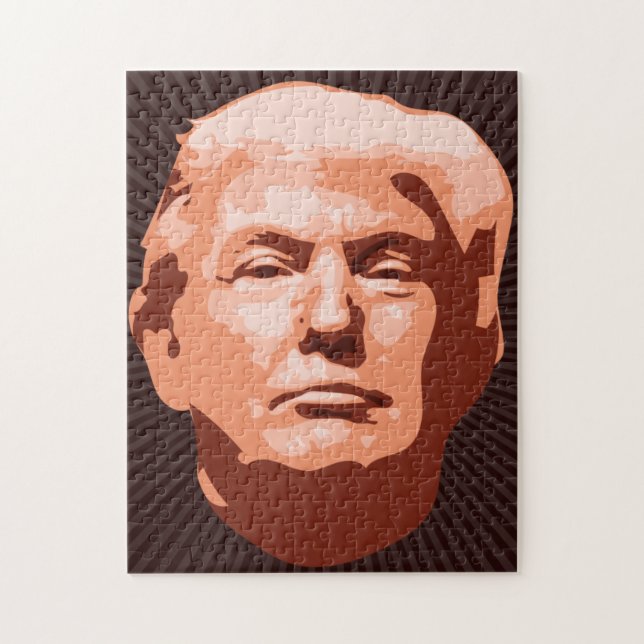 DONALD TRUMP FACE JIGSAW PUZZLE (Vertikal)