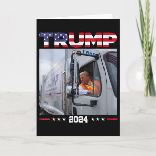 Donald Trump fährt Garge Truck - Garge Truck Trump Karte