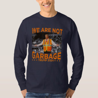 Donald Trump fährt im Müllwagen 2024 T-Shirt