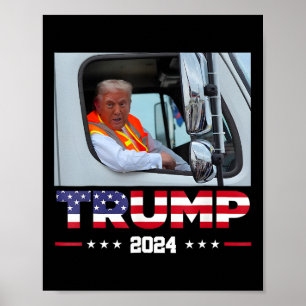 Donald Trump fährt in Garbage Truck 1 Poster