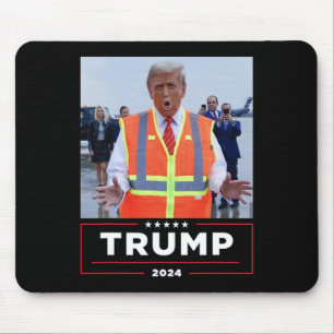 Donald Trump fährt in Garbage Truck Shirt Müll Mousepad
