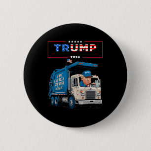 Donald Trump fährt in Garge Truck Shirt Garge für Button