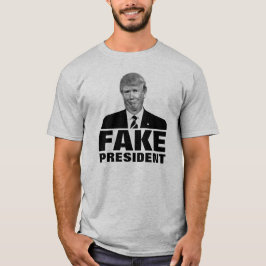 Donald Trump "FAKE PRESIDENT" für helle Farben T-Shirt