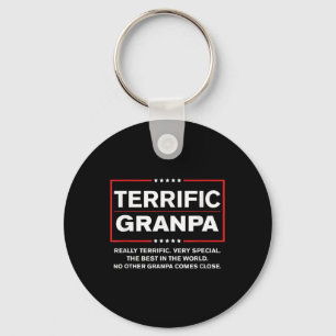 Donald Trump Fathers Day Geschenk für Granpa Funny Schlüsselanhänger