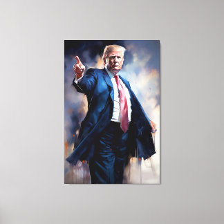 Donald Trump FFFA [Famous Figures Fine Art] Leinwanddruck