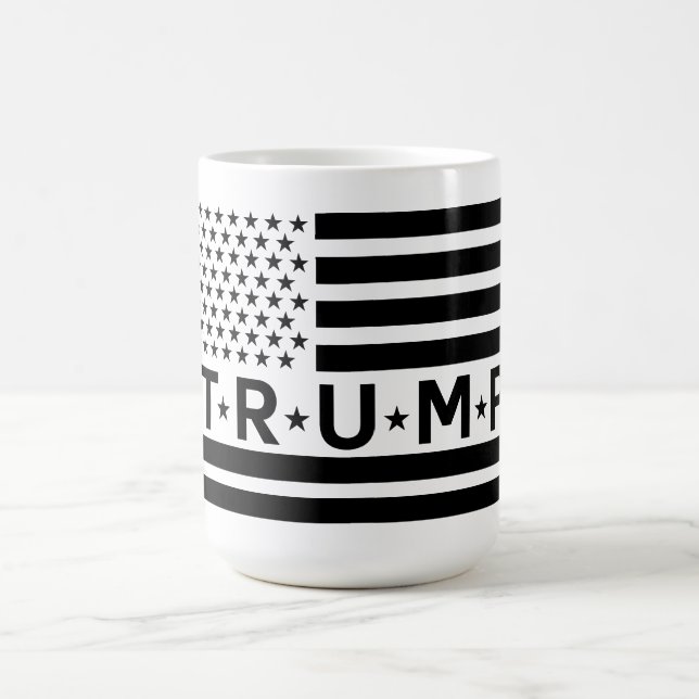 Donald Trump Flag 2024 bringt Amerika zurück Kaffeetasse (Mittel)