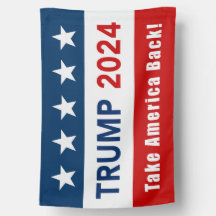 Donald Trump Flag 2024 - Rot, Weiß und Blau