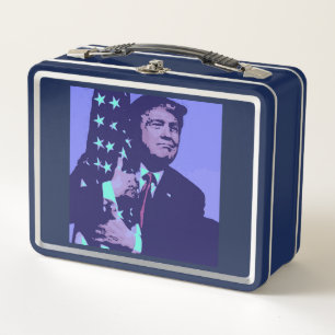 Donald Trump Flag Hugger Metall Brotdose