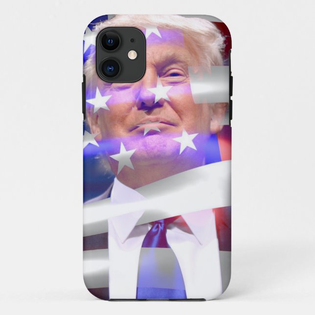 Donald Trump-Flagge Case-Mate iPhone Hülle (Rückseite)