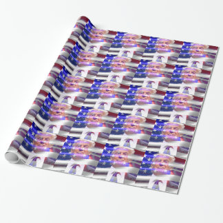 Donald Trump-Flagge Geschenkpapier