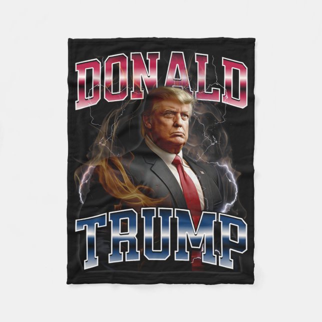 Donald Trump Fleecedecke (Vorderseite)