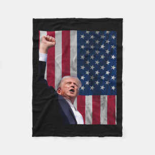 Donald Trump Fleecedecke