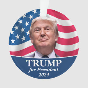 Donald Trump Foto - Präsident 2016 Ornament