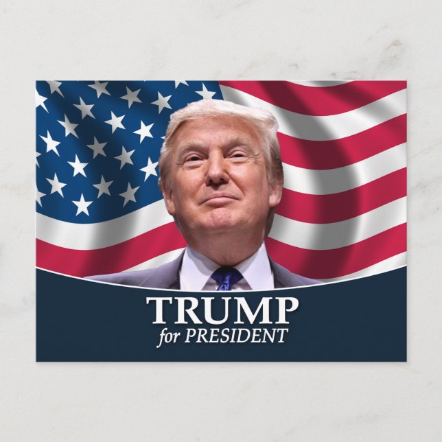 Donald Trump Foto - Präsident 2016 Postkarte (Vorderseite)