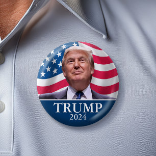 Donald Trump Foto - Präsident 2020 - genug sagte: Button