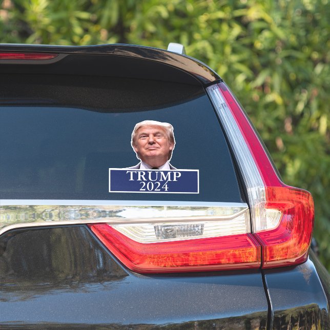 Donald Trump Foto Präsident 2024 Decal Aufkleber (Auto Seite)