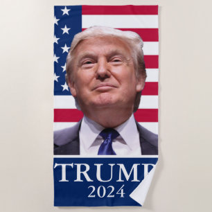 Donald Trump Foto - Präsident 2024 Strandtuch
