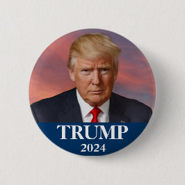 Donald Trump Foto - Präsident Button