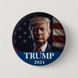 Donald Trump Foto - Präsident Button