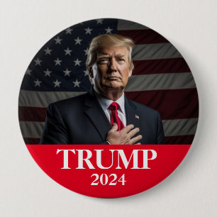 Donald Trump Foto - Präsident genug sagte Pinback Button