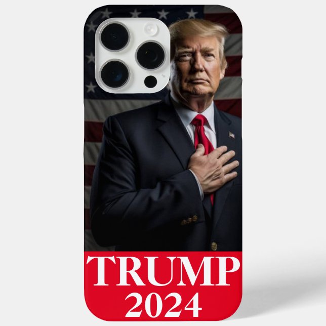 Donald Trump Foto - Trump 2024 Behalte Amerika gro Case-Mate iPhone Hülle (Rückseite)