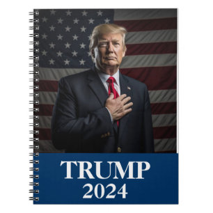 Donald Trump Foto - Trump 2024 Behalte Amerika gro Notizblock