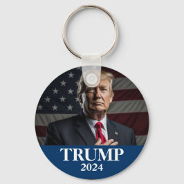 Donald Trump Foto - Trump 2024 Behalte Amerika gro Schlüsselanhänger
