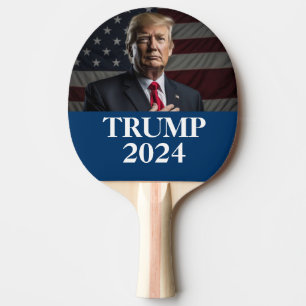Donald Trump Foto - Trump 2024 Behalte Amerika gro Tischtennis Schläger