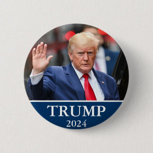 Donald Trump Foto - Trump 2024 Button