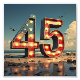 Donald Trump Fotodruck