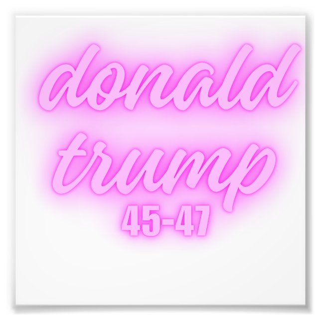 Donald Trump Fotodruck