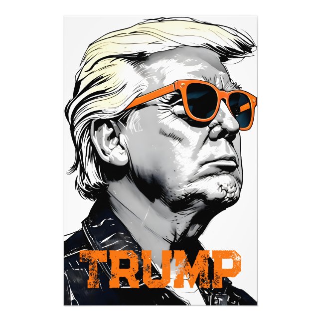 Donald Trump Fotodruck (Vorne)
