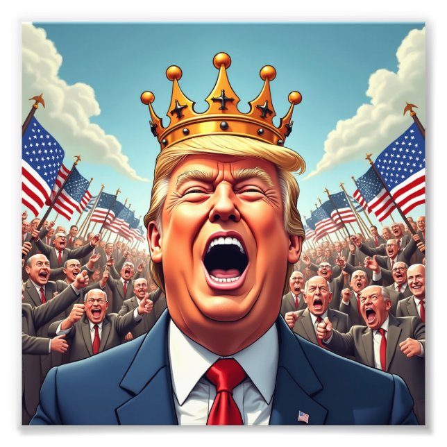 Donald Trump Fotodruck (Vorne)