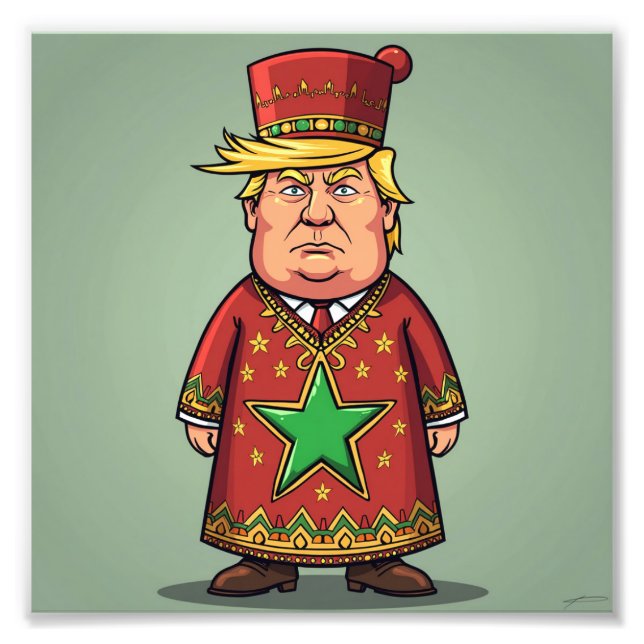 Donald Trump Fotodruck (Vorne)
