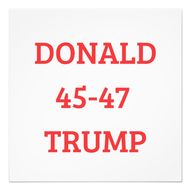 Donald Trump Fotodruck